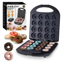 Maquina Donuts Rosquinhas 16 Furos 127v Deliciosas 1400W Maquina Donuts Rosquinhas 16 Furos 127v Deliciosas 1400W