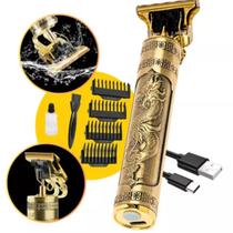 Máquina Dragão Dourada para Estilizar Diferentes Tipos de Cabelo