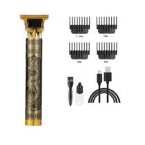 Máquina Dragão T-blade Acabamento Cabelo Barba Profissional Cor Dourado-escuro