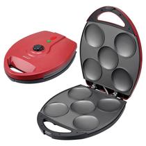 Máquina Elétrica de Arepas Brentwood AR-137R 1200W Vermelha