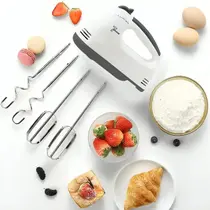 Máquina elétrica de bater creme, 7 velocidades, misturador de comida, mesa, bolo, massa, batedor portátil, panelas de co Máquina elétrica de bater creme, 7 velocidades, misturador de comida, mesa, bolo, massa, batedor portátil, panelas de co