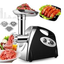 Máquina Elétrica De Fazer Linguiça Moedor De Carne Motor Forte 2800w