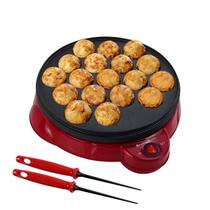 Máquina elétrica de Takoyaki Health and Home com ferramentas gratuitas