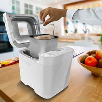 Máquina Fazer Pão Panificadora Domestica 550w 12 Programas Cor Branco Máquina Fazer Pão Panificadora Domestica 550w 12 Programas Cor Branco