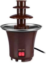 Máquina Fondue Chocolate Cascata Profissional Portátil 110V