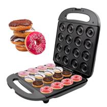 Máquina forma de fazer donuts 16 uni 110v 1400w rosquinha elétrica