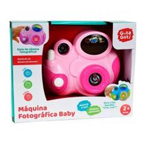 Máquina Fotográfica Infantil Baby Rosa Guta Guti, Dm Toys