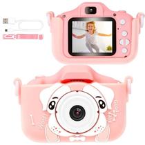 Máquina Fotográfica Infantil Digital Vídeos Hd Fotos Jogos - Câmera Infantil Recarregável
