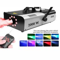 Maquina Fumaça 2000w 220volt Controle Sem Fio RGB