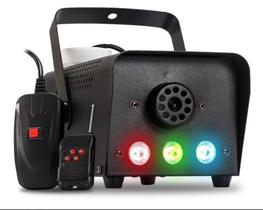 Maquina fumaça 700w com controle sem fio