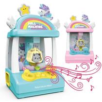 Máquina Garra de Pega Bichinho Urso Diversão Menina e Menino Atentu