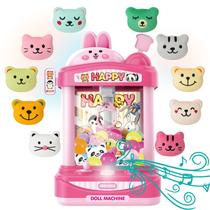 Máquina Garra de Pega Bichinho Urso Diversão Menina e Menino Atentu