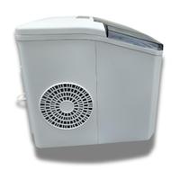 Máquina gelo compacta 5 tamanhos cubos cesta armazenamento painel controle