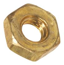 Máquina hexagonal de latão Nuts Hillman 140051 6-32, pacote com 100
