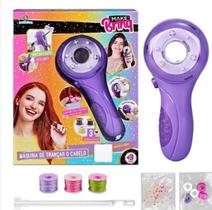 Maquina Infantil de Trançar Cabelo Tererê Colorido Elástico Miçangas Automático Polibrinq Maquina Infantil de Trançar Cabelo Tererê Colorido Elástico Miçangas Automático Polibrinq