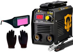 Maquina Inverso 120A 220v Com Visor Digital + Óculos e Luvas Maquina Inverso 120A 220v Com Visor Digital + Óculos e Luvas