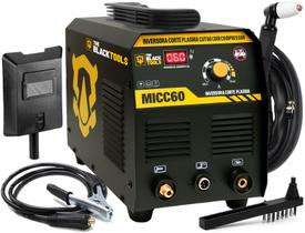 Maquina Inversora Corte Plasma Micc60 Com Compressor - 220v The Black Tools Maquina Inversora Corte Plasma Micc60 Com Compressor - 220v The Black Tools