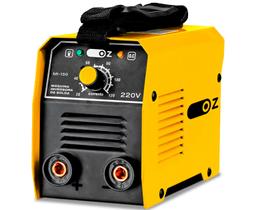 Máquina Inversora De Solda 120a 4800W Mma Eletrodo Portátil 220V Preto e Amarelo