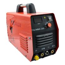 Maquina Inversora de Solda Ar Forcado TIG/MMA-200 220V A.K