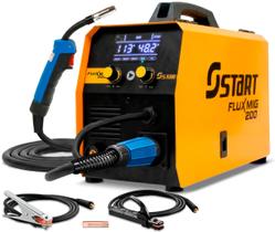 Maquina Inversora De Solda Flux 200a 220v- Mig Mma Tig Maquina Inversora De Solda Flux 200a 220v- Mig Mma Tig