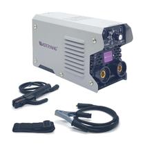 Máquina Inversora de Solda Portátil 120A MMA Eletrodo Revestido Sem Gás 220V 50/60Hz + Acessórios