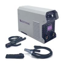 Máquina Inversora de Solda Portátil 160A MMA Eletrodo Revestido Sem Gás 220V 50/60Hz + Acessórios