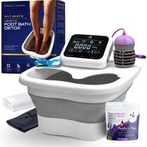 Máquina iônica de desintoxicação para banho de pés Vital Vibes Ultimate com acessórios
