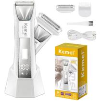 Máquina Kemei 1847 Aparador 3 Em 1 Barba Cabelo Corpo Profissional Presente em estoque
