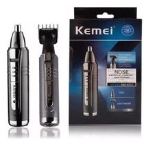 Máquina Kemei 2 em 1 Barbeador Aparador De Pelo Nariz Barba Cabelo Kemei 2 Em 1 KM-6511