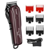 Máquina Kemei Cortador De Cabelo Profissional Sem Fio Pentes Disfarce Original Kemei Km-2600