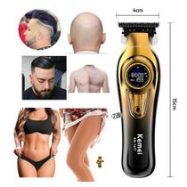 Máquina Kemei Cortar Cabelo Barba Sucção De Cabelo KM 1677 Para Adulto e Criança Máquina Kemei Cortar Cabelo Barba Sucção De Cabelo KM 1677 Para Adulto e Criança