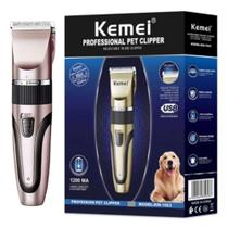 Máquina Kemei Km 1053 Pet Animais Cães Gatos Profissional