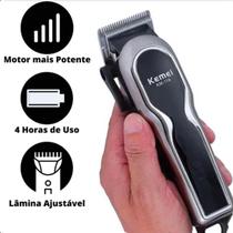 Máquina Kemei Km-119 Para Cabelo Sem Fio Alta Precisão