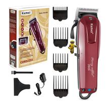 Maquina Kemei KM2600 Power Full Profissional 9W Sem Fio Potencia Bifunção