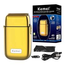 Maquina Kemei Shaver Acabamento Km Tx1 Gold Entrega Rapida