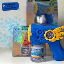 Máquina Lança Bolha De Sabão, Automática, Colorido, Brinquedo Infantil, Azul Vermelho, 50ML Máquina Lança Bolha De Sabão, Automática, Colorido, Brinquedo Infantil, Azul Vermelho, 50ML