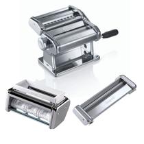Máquina Macarrao Marcato Italiana Pasta Set 5 Tipos de Massa Lasanha Fettuccine Tagliolini Ravioli Spaghetti Máquina Macarrao Marcato Italiana Pasta Set 5 Tipos de Massa Lasanha Fettuccine Tagliolini Ravioli Spaghetti