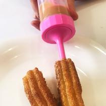 Máquina manual De Fazer Churros Fácil Portátil Bico Recheio - Macrozão