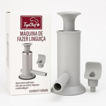 Maquina Manual De Fazer Linguiça De Plástico Cinza Top Chef Maquina Manual De Fazer Linguiça De Plástico Cinza Top Chef