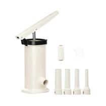 Máquina Manual De Fazer Salsichas De Grande Capacidade E Alta Resistência Com 4 Bicos De Recheio,