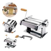 Maquina Manual De Macarrão Caseira 3 Tipos de Massa Aço Inox Maquina Manual De Macarrão Caseira 3 Tipos de Massa Aço Inox