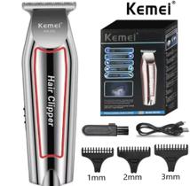 Maquina Maquininha Kemei Hair Clipper Barba Aparador Depilador Pelos Masculinos KM-032