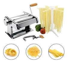 Maquina Massa Macarrão Lasanha Cilindro Aço Inox Caseira