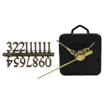 Máquina Mecanismo Para Relógio Caixinha De Relógio Eixo 21mm 5 Kits