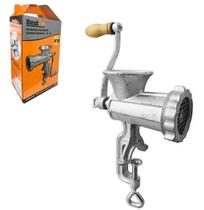 Maquina / moinho de metal para moer carne manual 27x11x26,5cm - Rio chens