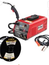 Máquina mult processo kit c/ arame mig s/ gás tig mma 127v