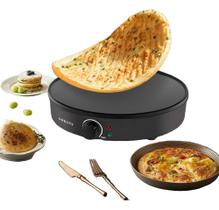 Máquina Panqueca Elétrica Omelete Crepe Grelha Chapa Tapioca