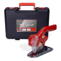 Maquina para cortar tecidos de 4 polegadas e disco octogonal bivolt marca sun special