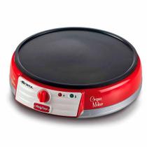 Máquina para crepes Ariete 202 Retrô Party Time vermelha 1000w 220 volts Máquina para crepes Ariete 202 Retrô Party Time vermelha 1000w 220 volts
