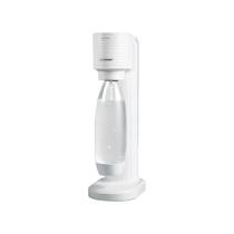 Máquina para gaseificar água em plástico Sodastream Gaia branca com cilindro e garrafa de 1 litro